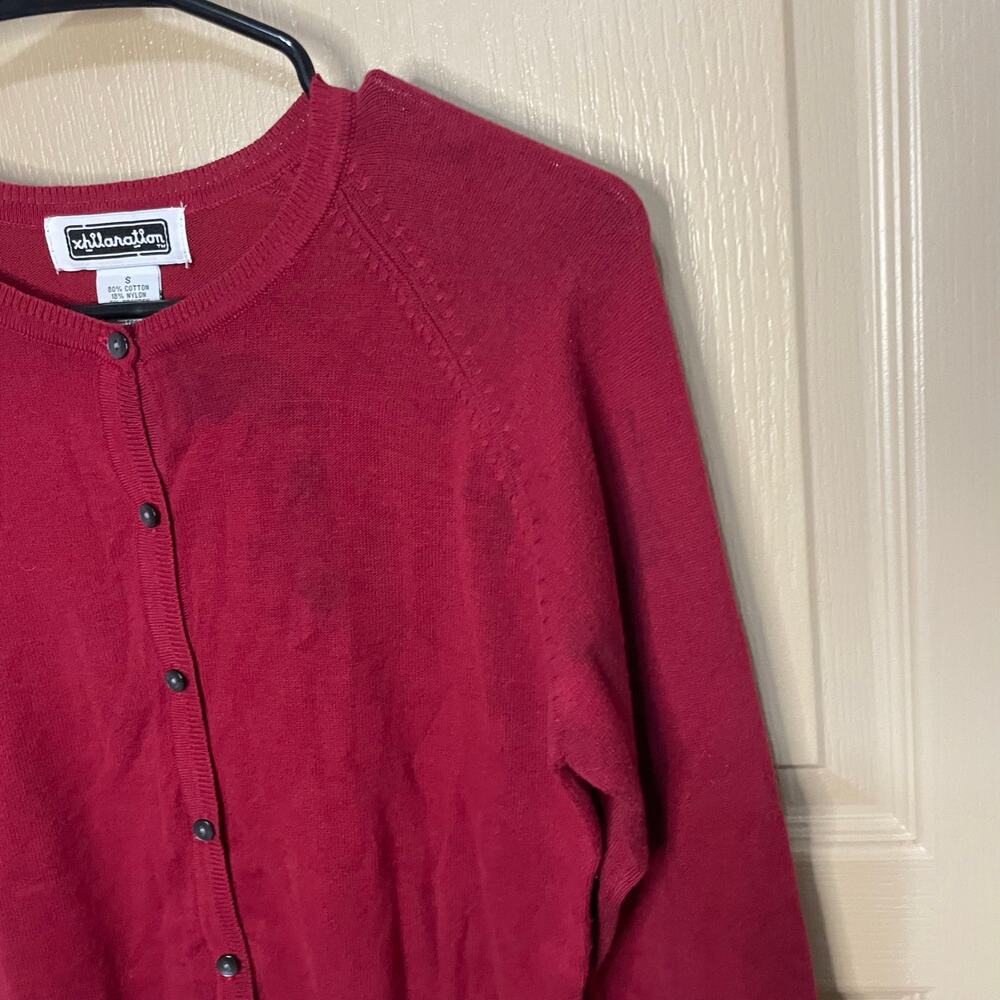 Y2k Xhilaration Cotton Cardigan Size Small - Picture 3 of 6